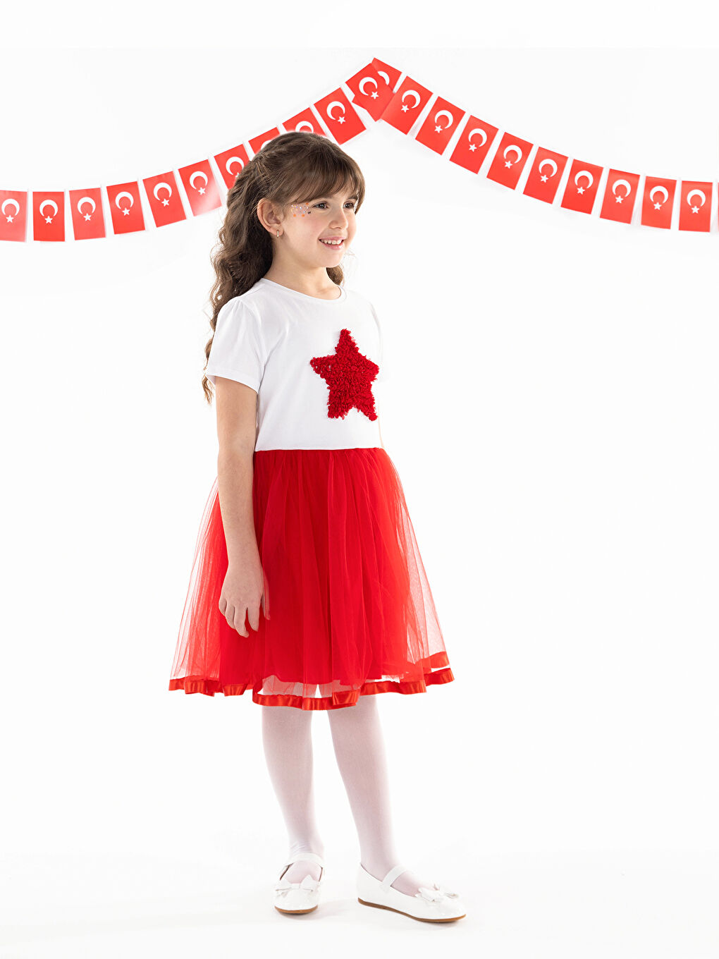 Girls Kız Çocuk Babet 26-30 Numara Beyaz-6