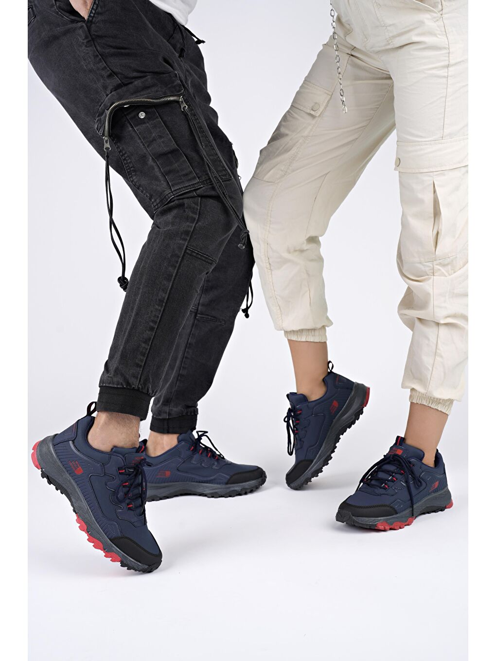 Muggo Lacivert KUZEY Unisex Trekking Outdoor Sneaker Ayakkabı - 4