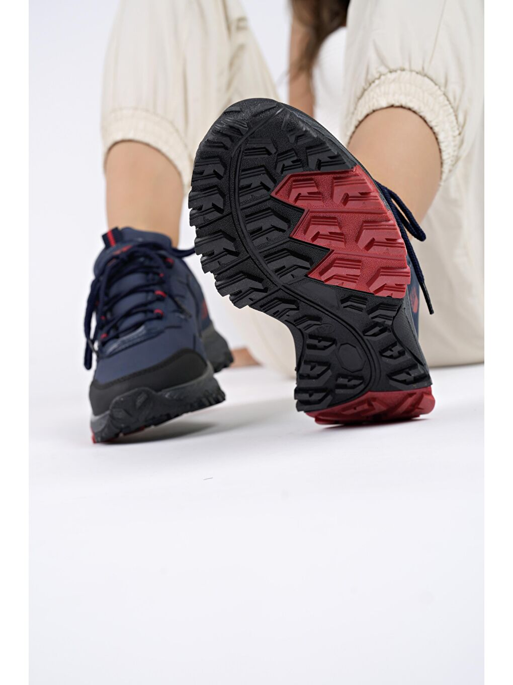 Muggo Lacivert KUZEY Unisex Trekking Outdoor Sneaker Ayakkabı - 5