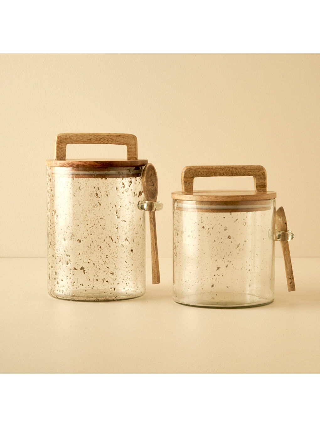 Bej Kers Mango Kapaklı Kaşıklı Kavanoz Naturel (2800 ml)-2