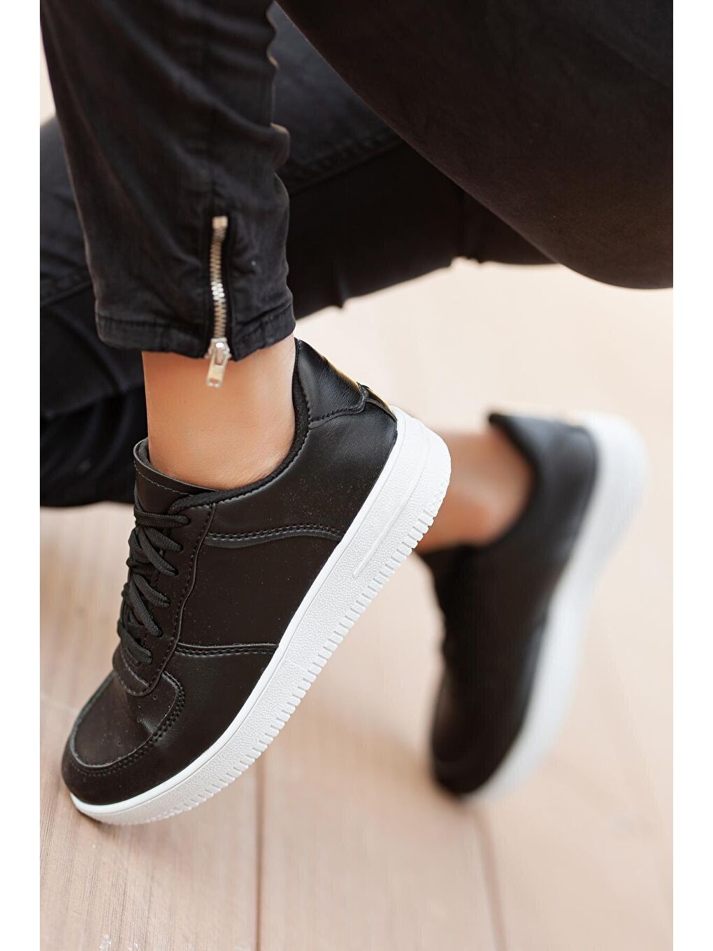 Siyah HOPE Kadın Günlük Sneaker-2