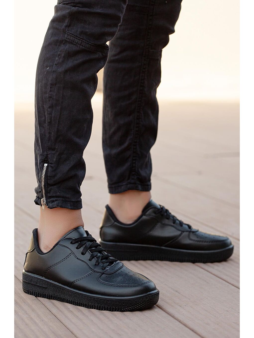 Siyah HOPE Kadın Günlük Sneaker-1