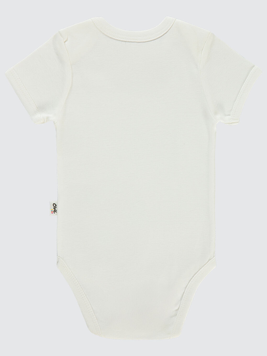 Baby Bebek 5'li Çıtçıtlı Badi 1-3 Yaş Beyaz-1