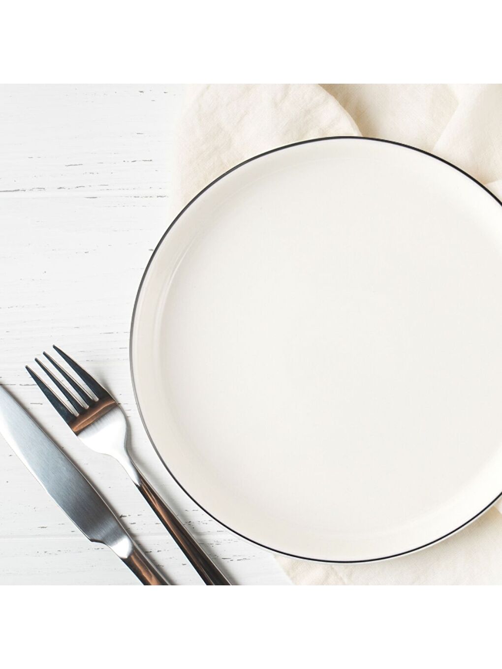 Ekru Bilbao 3 Parça 27 cm Servis Tabağı Siyah File-3
