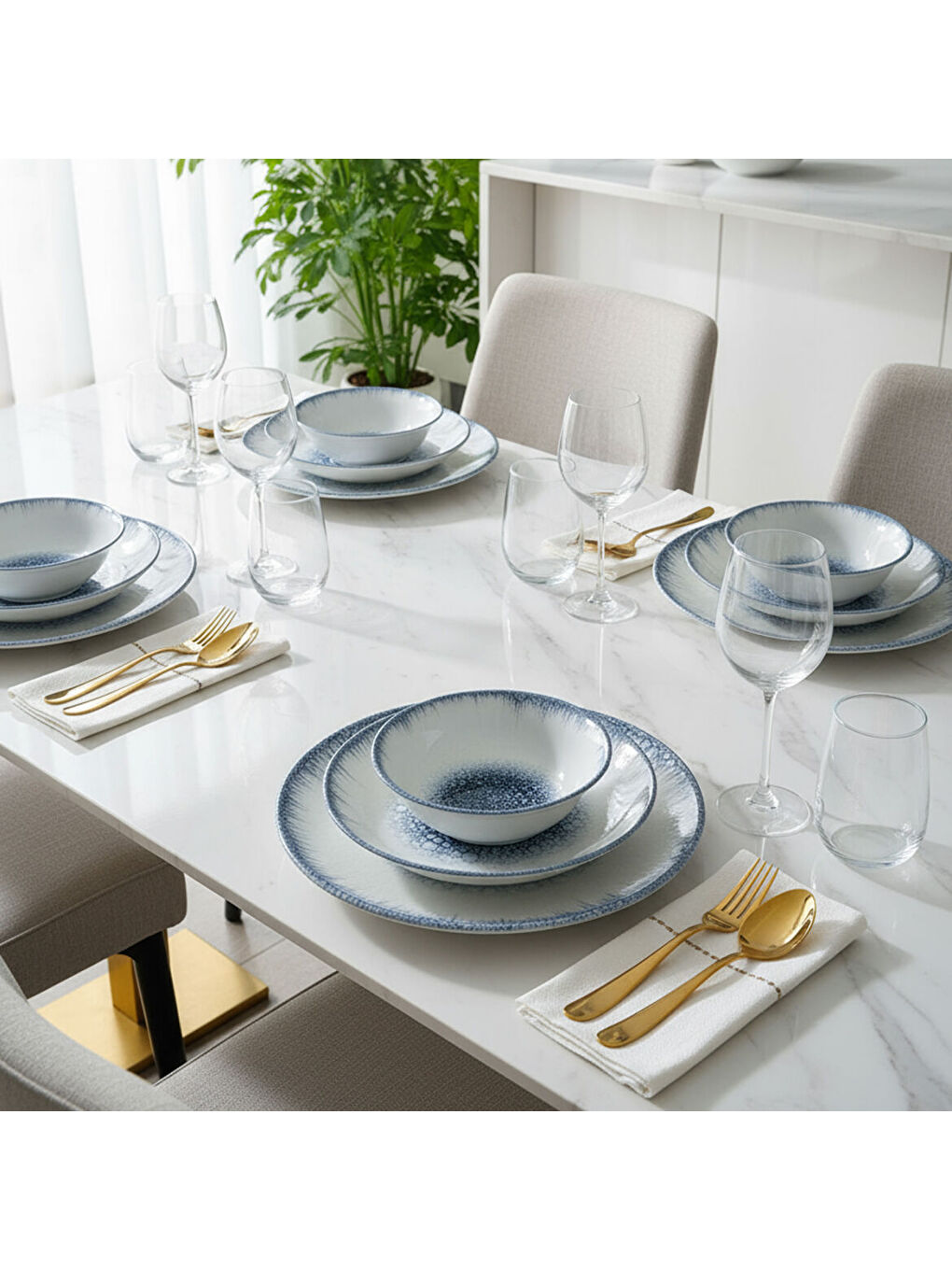 Ekru Enternasyonel Antares 12 Parça Yemek Takımı 14711-1