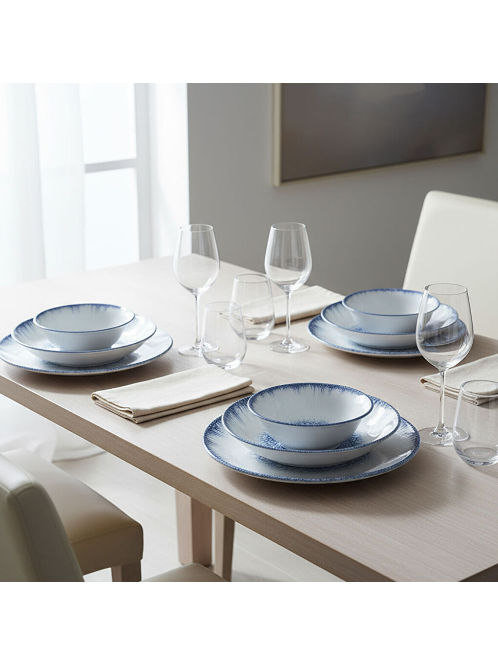 Ekru Enternasyonel Antares 12 Parça Yemek Takımı 14711-4