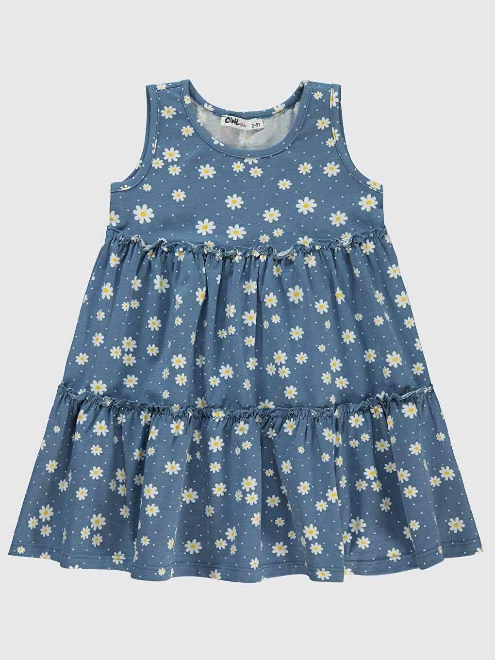 Girls Kız Çocuk Elbise 2-5 Yaş Element Mavisi