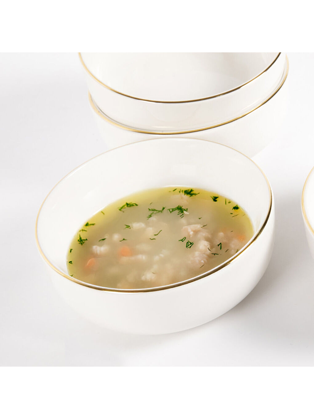 Ekru Bilbao 4 Parça 13 Cm Yeni Nesil Kase Altın Yaldız 20-2