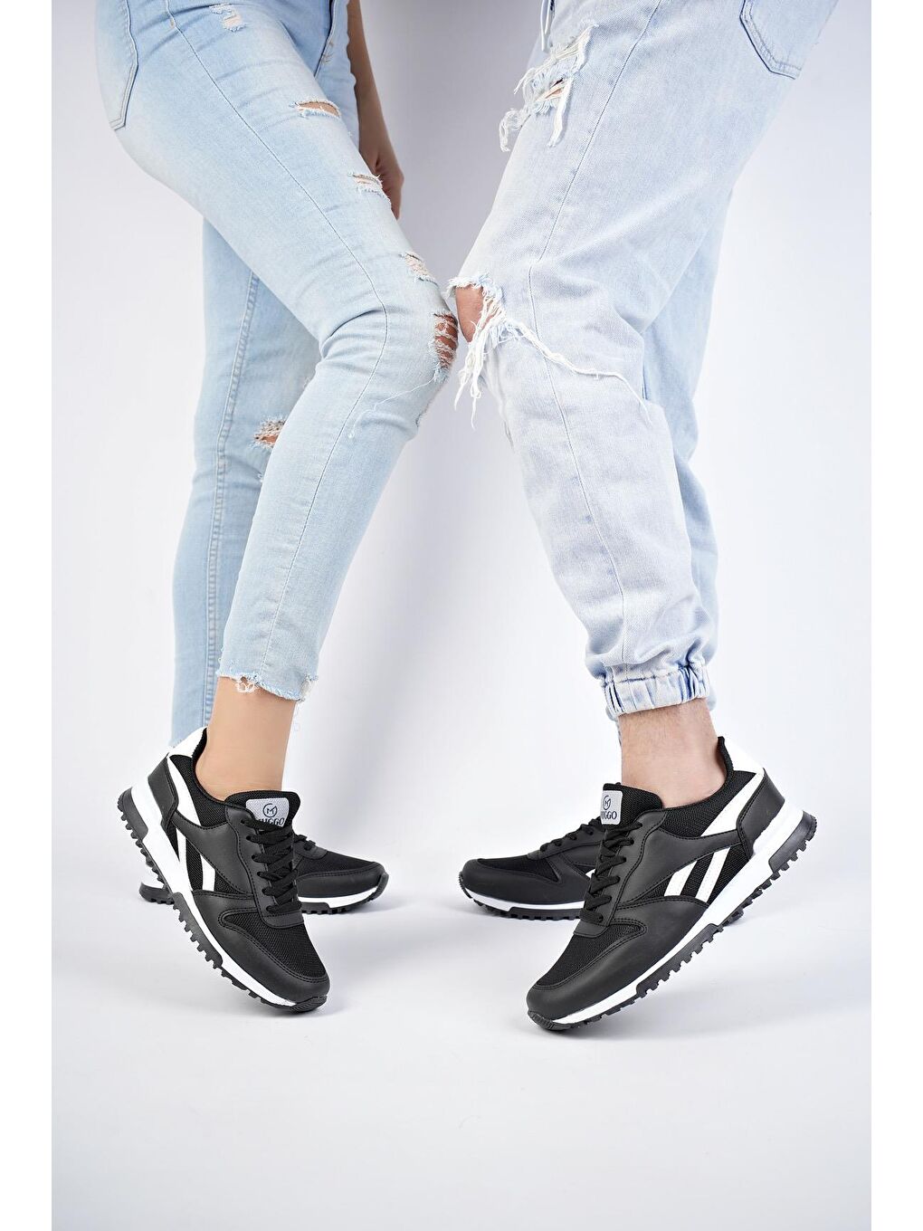 Siyah Elvis Unisex Ortopedik Günlük  Yürüyüş Koşu Sneaker Spor Ayakkabı