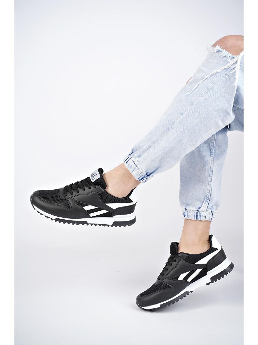 Siyah Elvis Unisex Ortopedik Günlük  Yürüyüş Koşu Sneaker Spor Ayakkabı-2