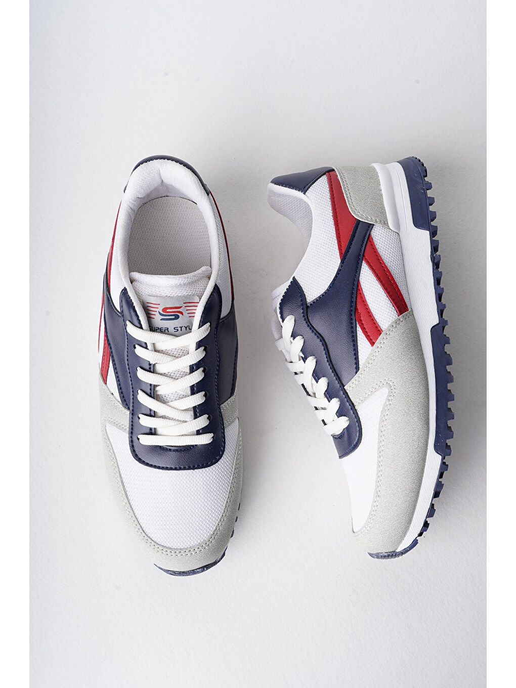 Lacivert Elvi Unisex Ortopedik Günlük  Yürüyüş Koşu Sneaker Spor Ayakkabı-6