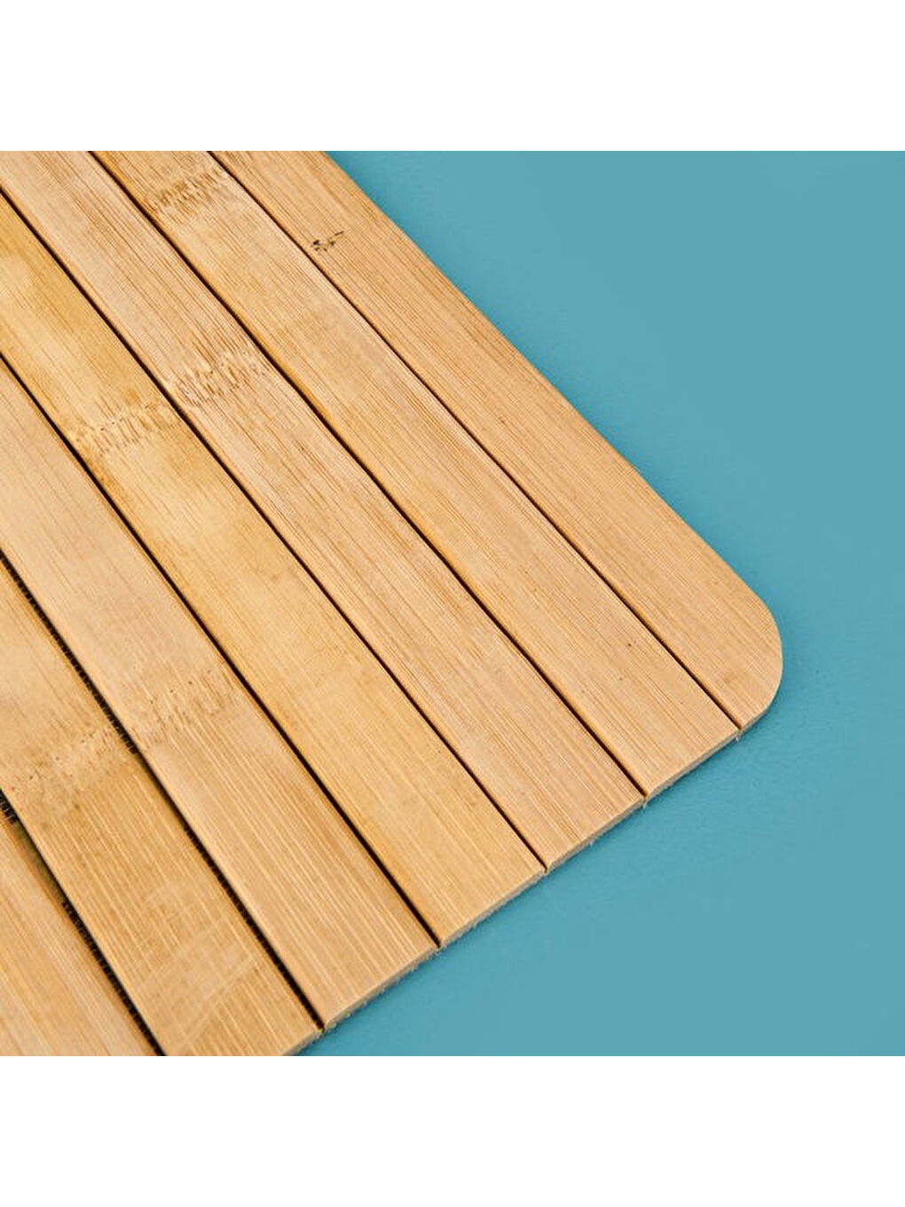 Karışık Portatif Bambu Koltuk Sehpası - Asorti-5