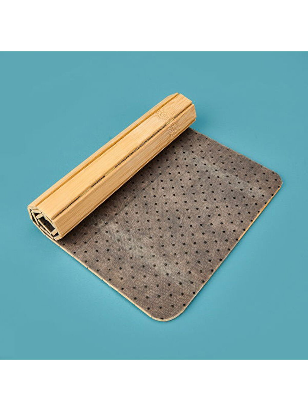 Karışık Portatif Bambu Koltuk Sehpası - Asorti-7