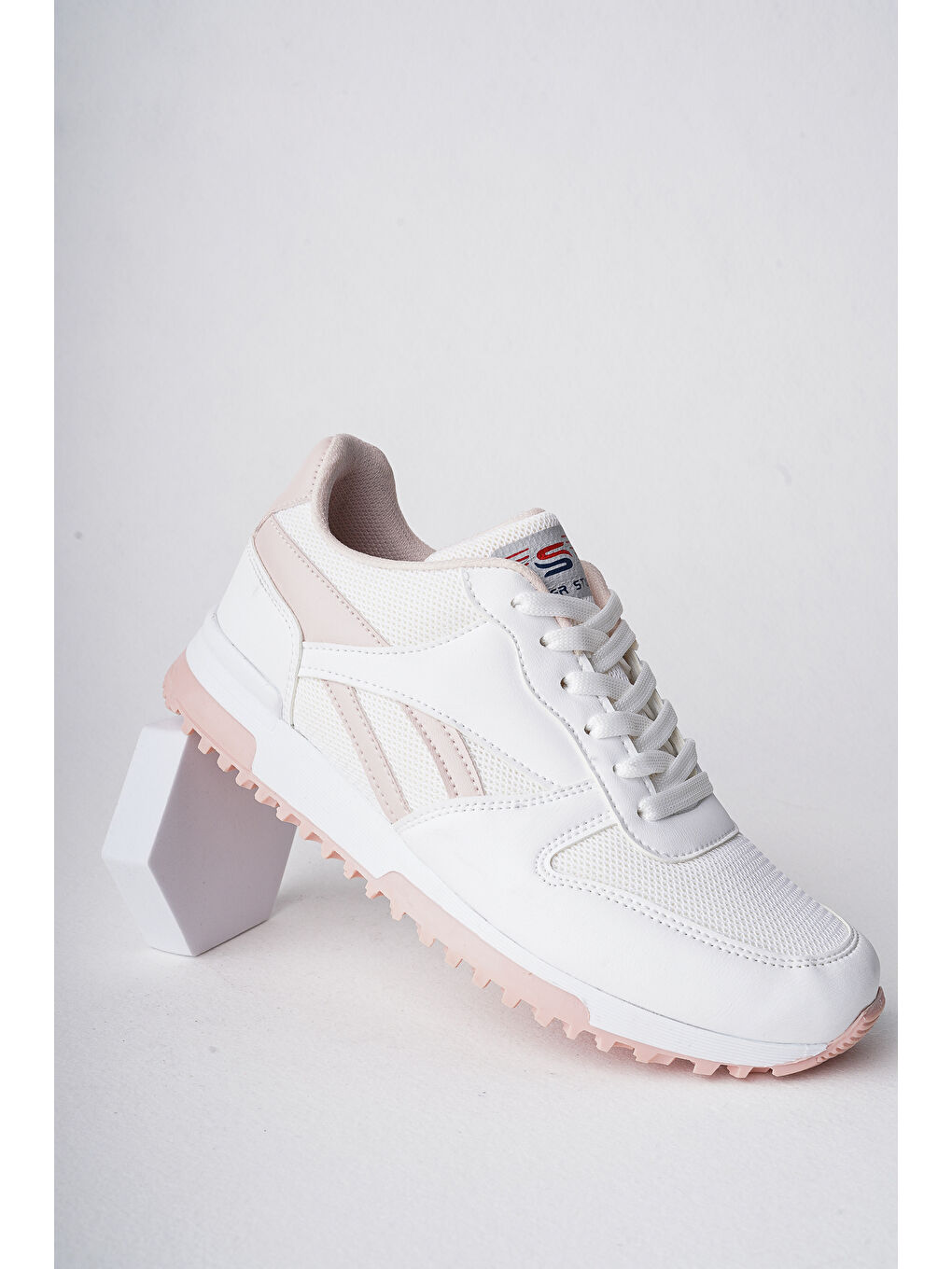 Pembe Elvi Unisex Ortopedik Günlük  Yürüyüş Koşu Sneaker Spor Ayakkabı-5