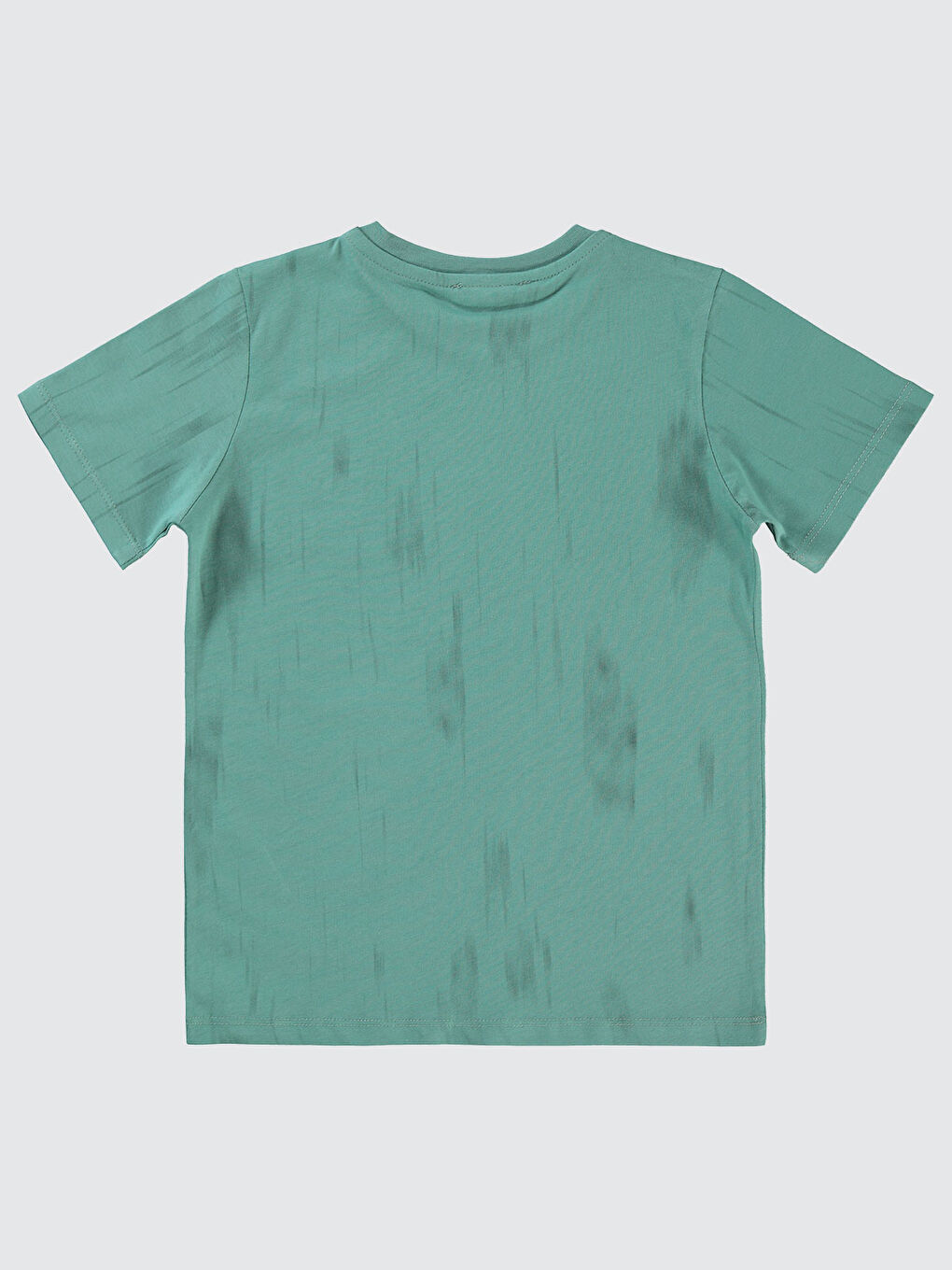 Boys Erkek Çocuk Tişört 6-9 Yaş Yosun Yeşili-1