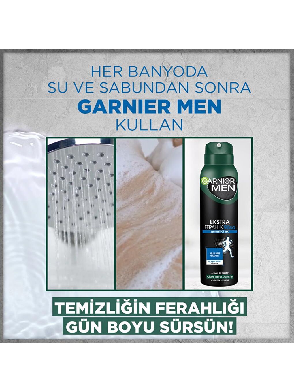 GARNIER Men Ekstra Ferahlık Sprey Deodorant - 4