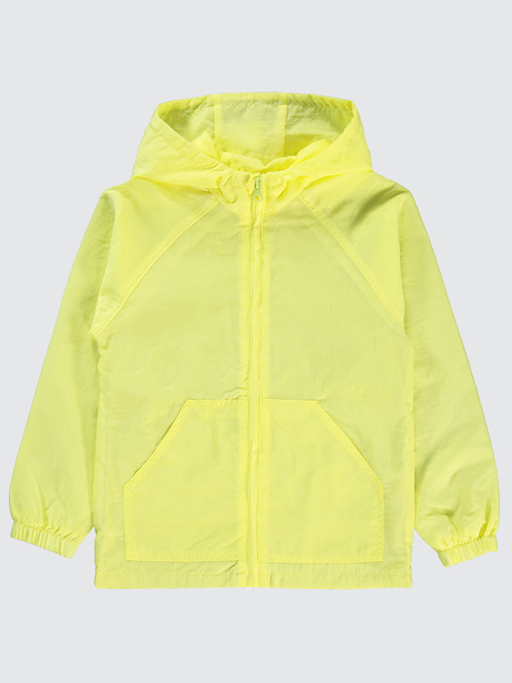 Girls Kız Çocuk Kapüşonlu Yağmurluk 6 9 Yaş Sarı