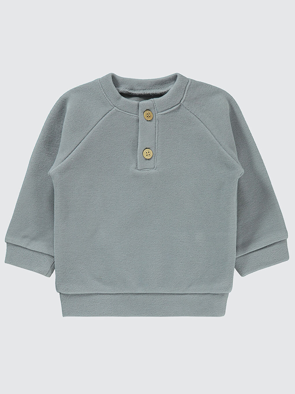 Erkek Bebek Sweatshirt 6-18 Ay Gri