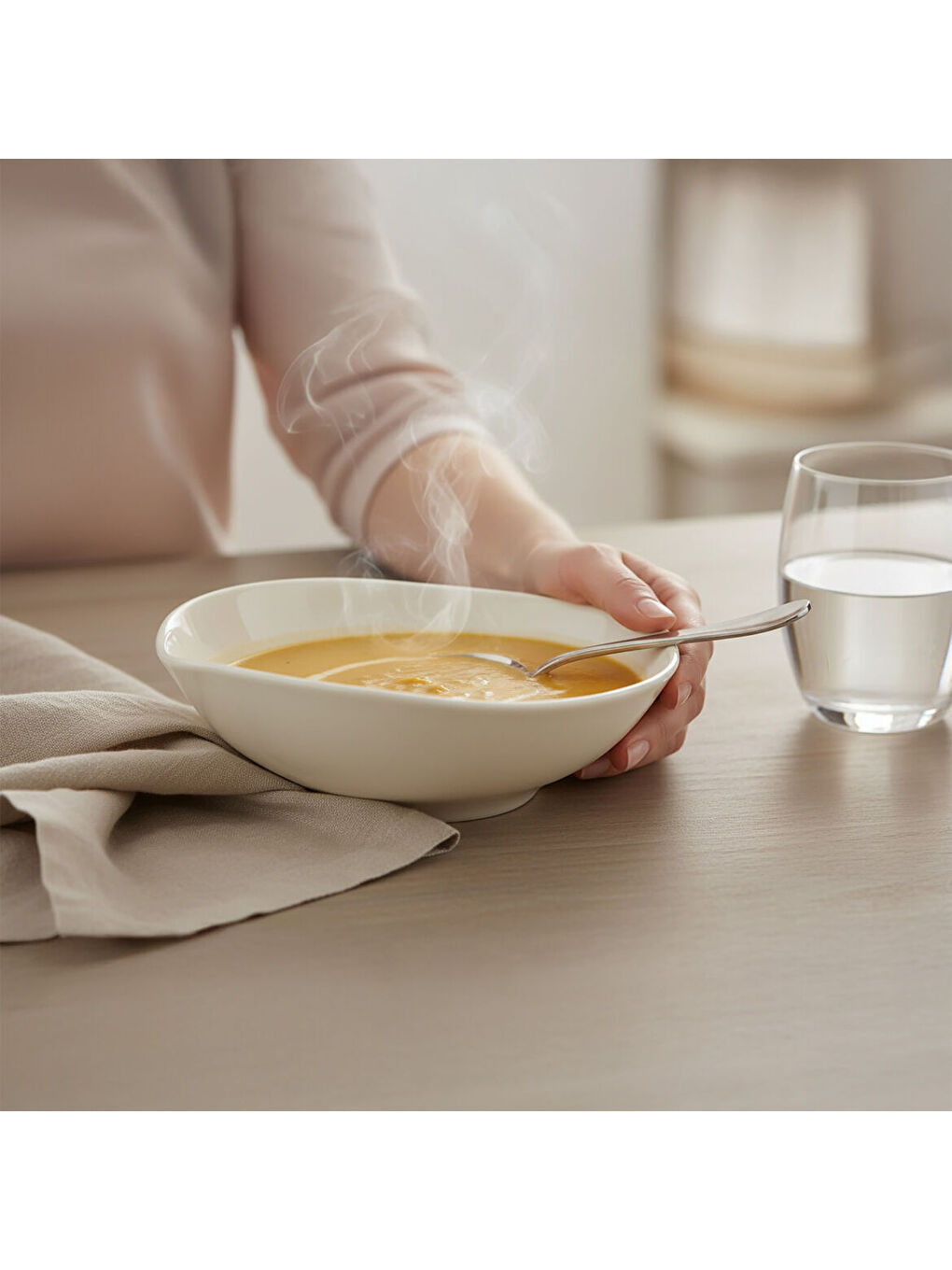 Ekru Roden 12 Parça 15 cm Çorba Kasesi-2