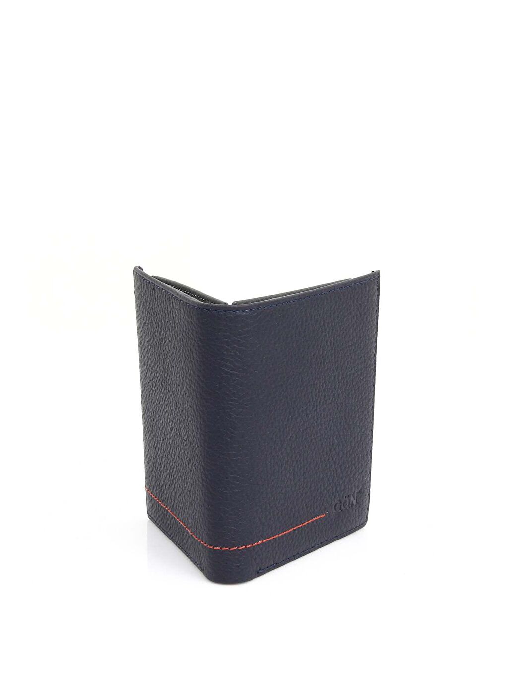 Lacivert Gön Hakiki Deri Erkek Dikey Cüzdan 06288-4