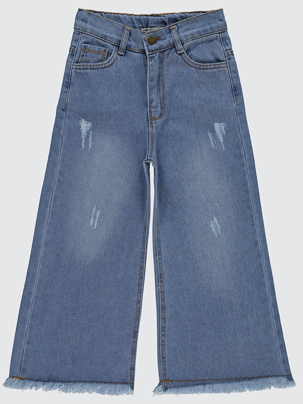 Girls Kız Çocuk Pantolon 6-9 Yaş Buz Mavi