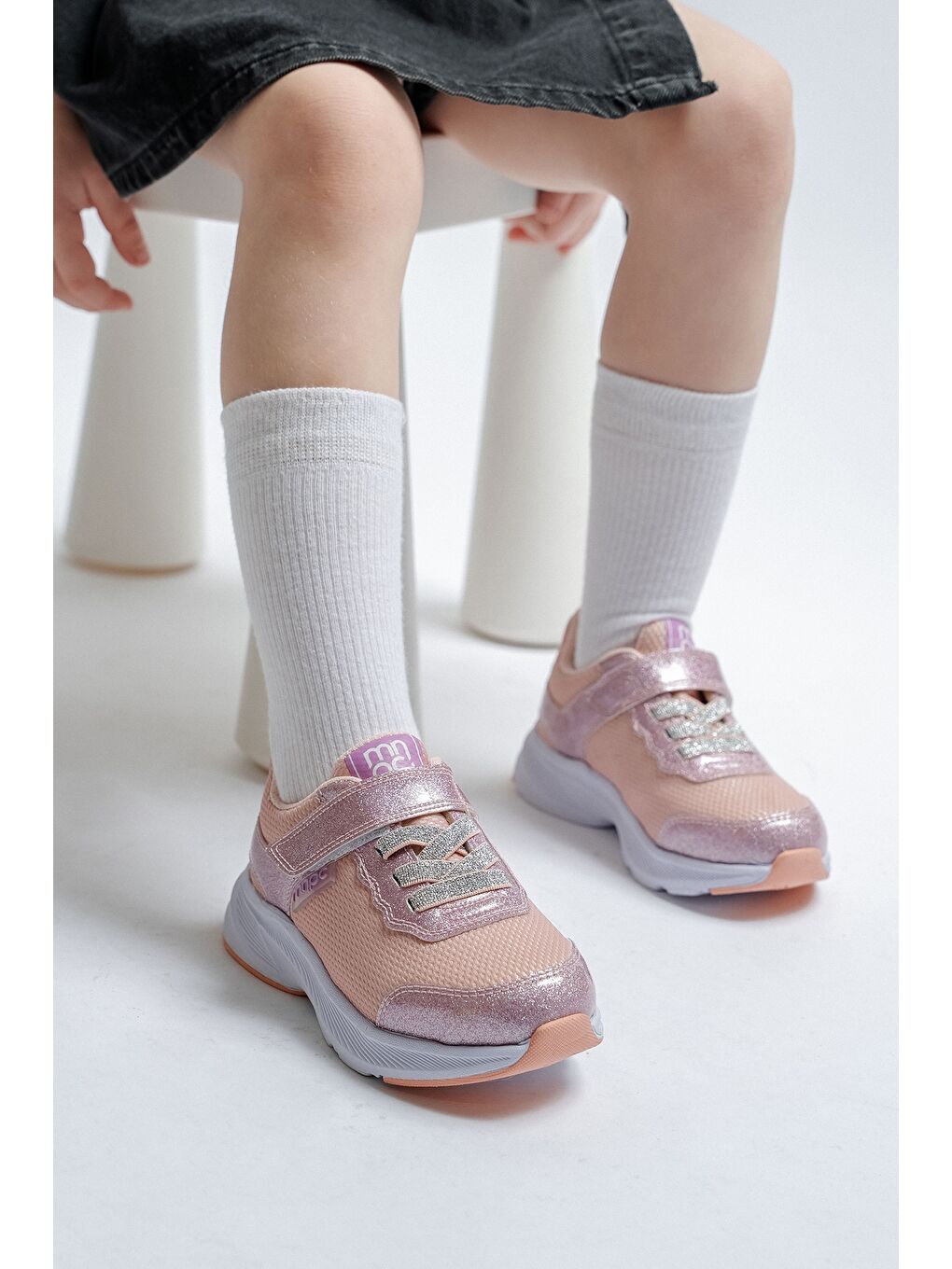 Kız Çocuk Pembe Günlük Spor Ayakkabı-3