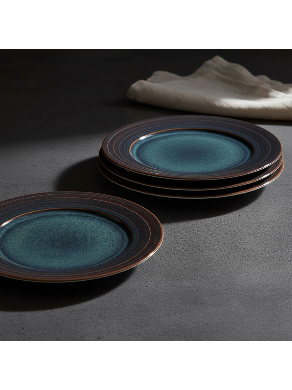 Ekru Valeron 6 Adet 27 Cm Servis Tabağı Reaktif Oasis 1131-2