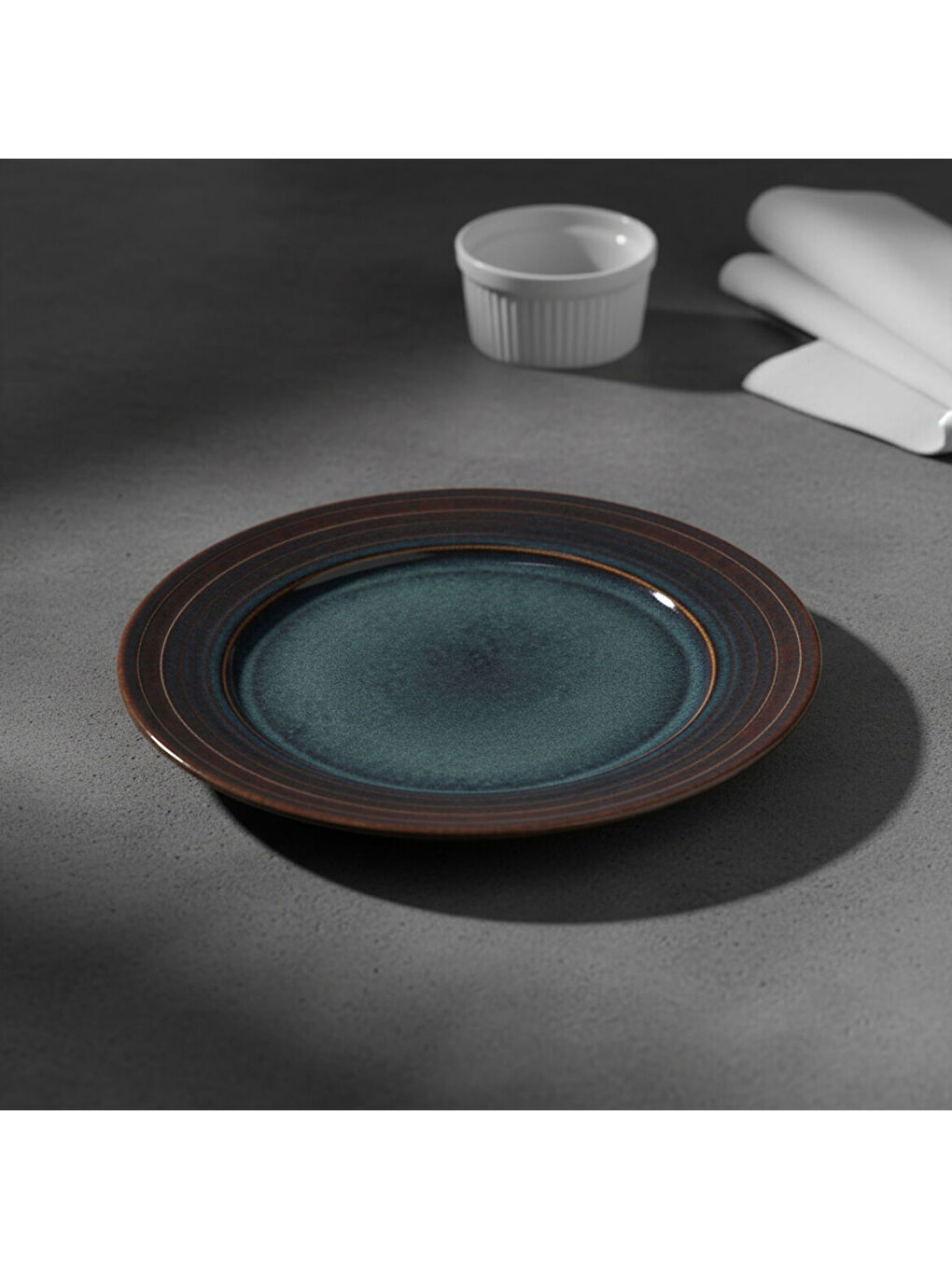 Ekru Valeron 6 Adet 20 Cm Pasta Tabağı Reaktif Oasis Vr 1131-4