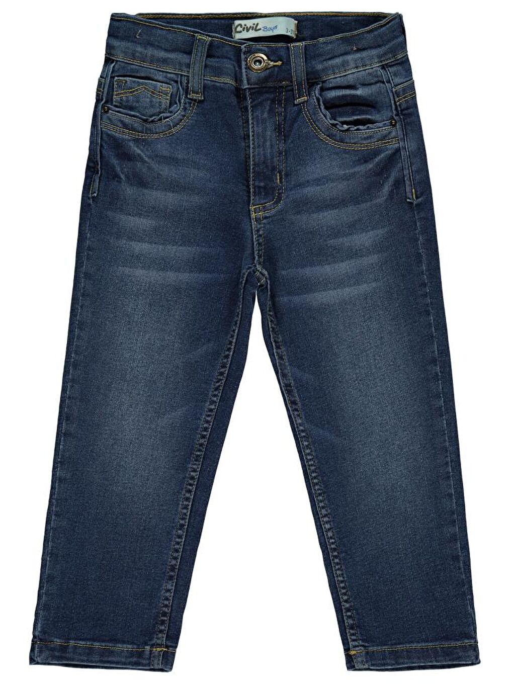 Boys Basic 5 Cep 2-5 Yaş Pantolon - Mavi 2-3 Yaş-1