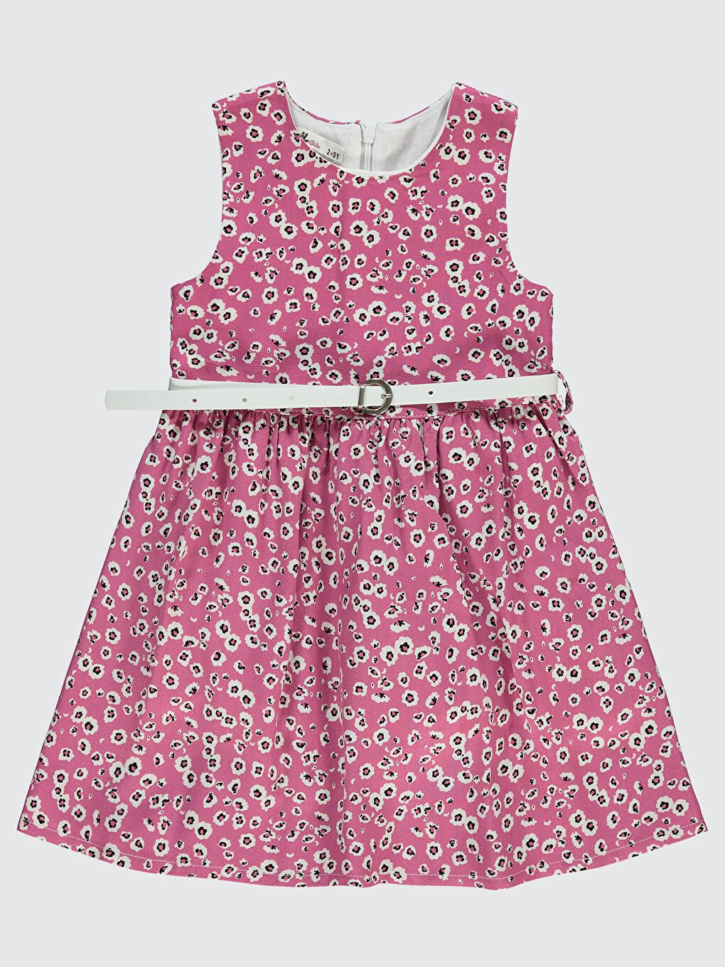 Girls Kız Çocuk Elbise 2-5 Yaş Fuşya