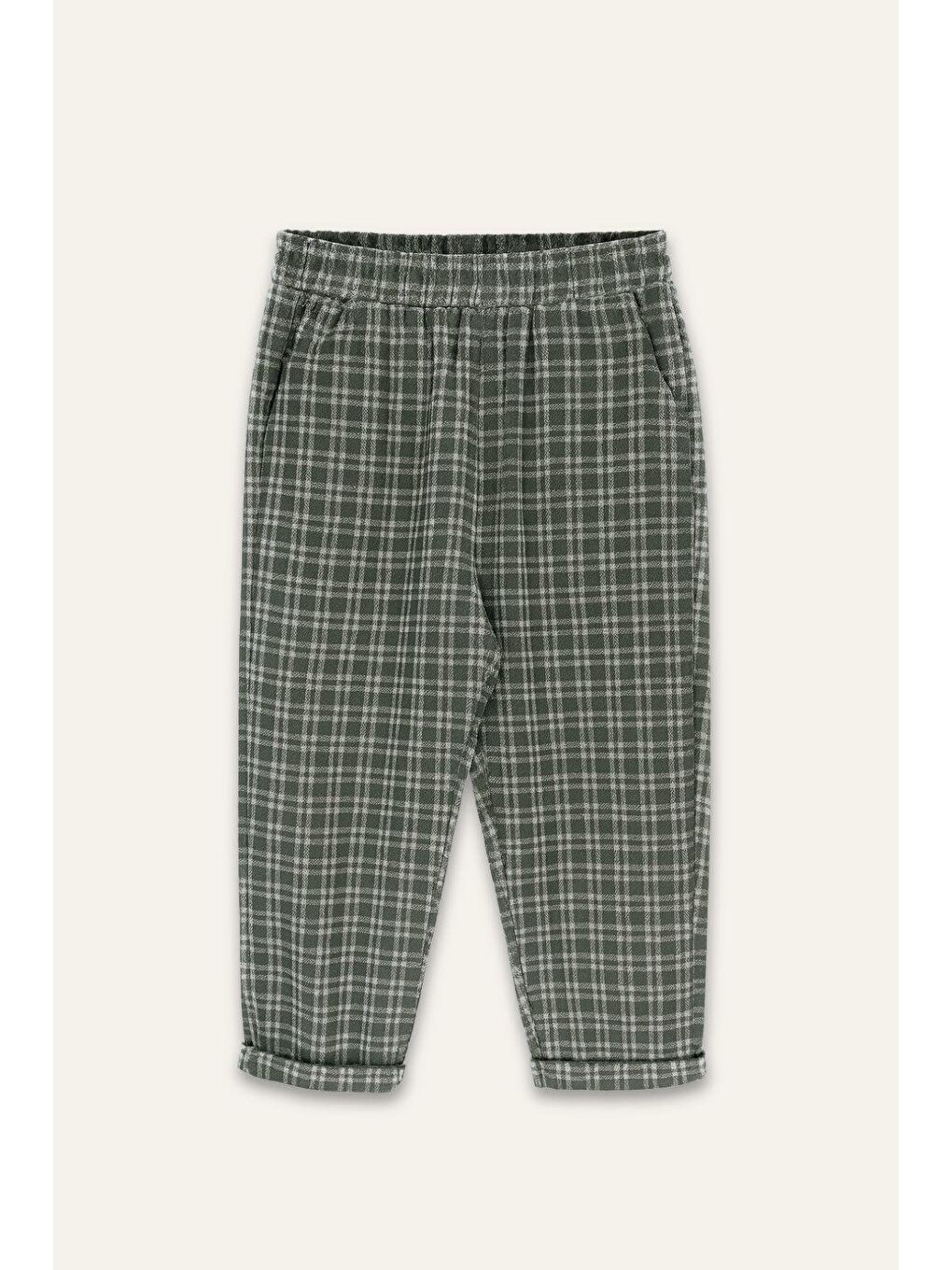 Erkek Bebek Sweatshirt Ve Pantolon Takım - Haki-2