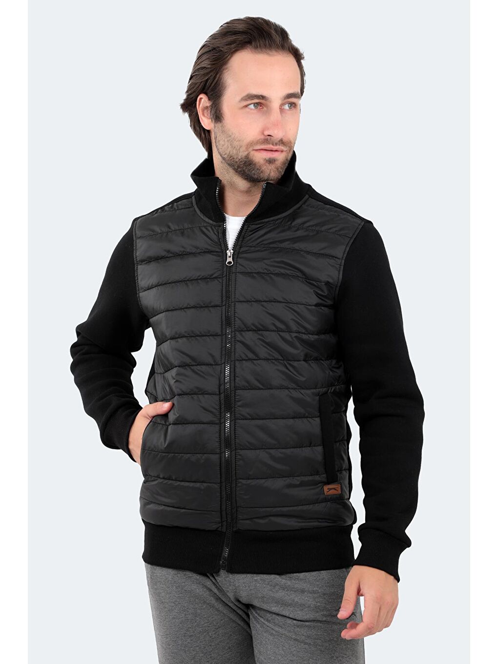 BASIL Erkek Sweatshirt Siyah-1