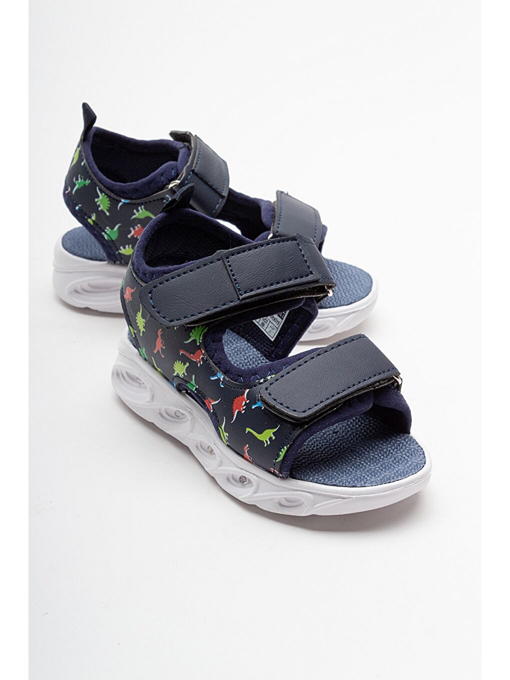Erkek Çocuk Lacivert Işıklı Anatomik Hafif Spor Sandalet