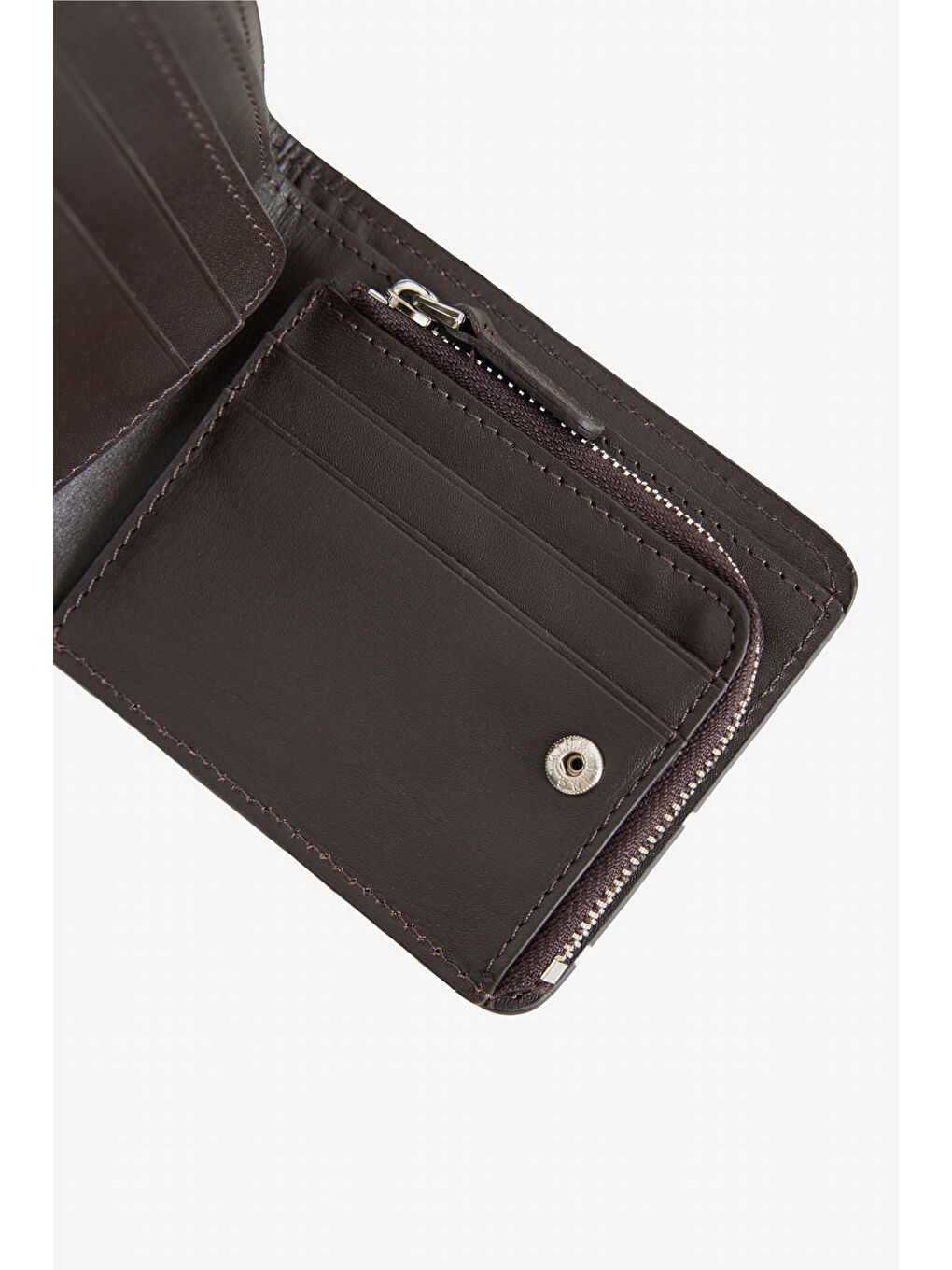 Erkek Kahverengi %100 Deri Cüzdan-3