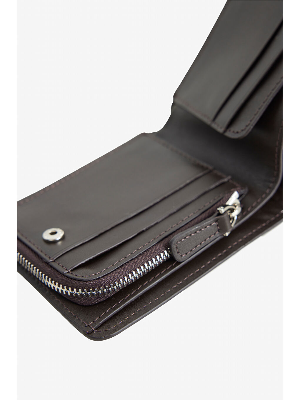 Erkek Kahverengi %100 Deri Cüzdan-5