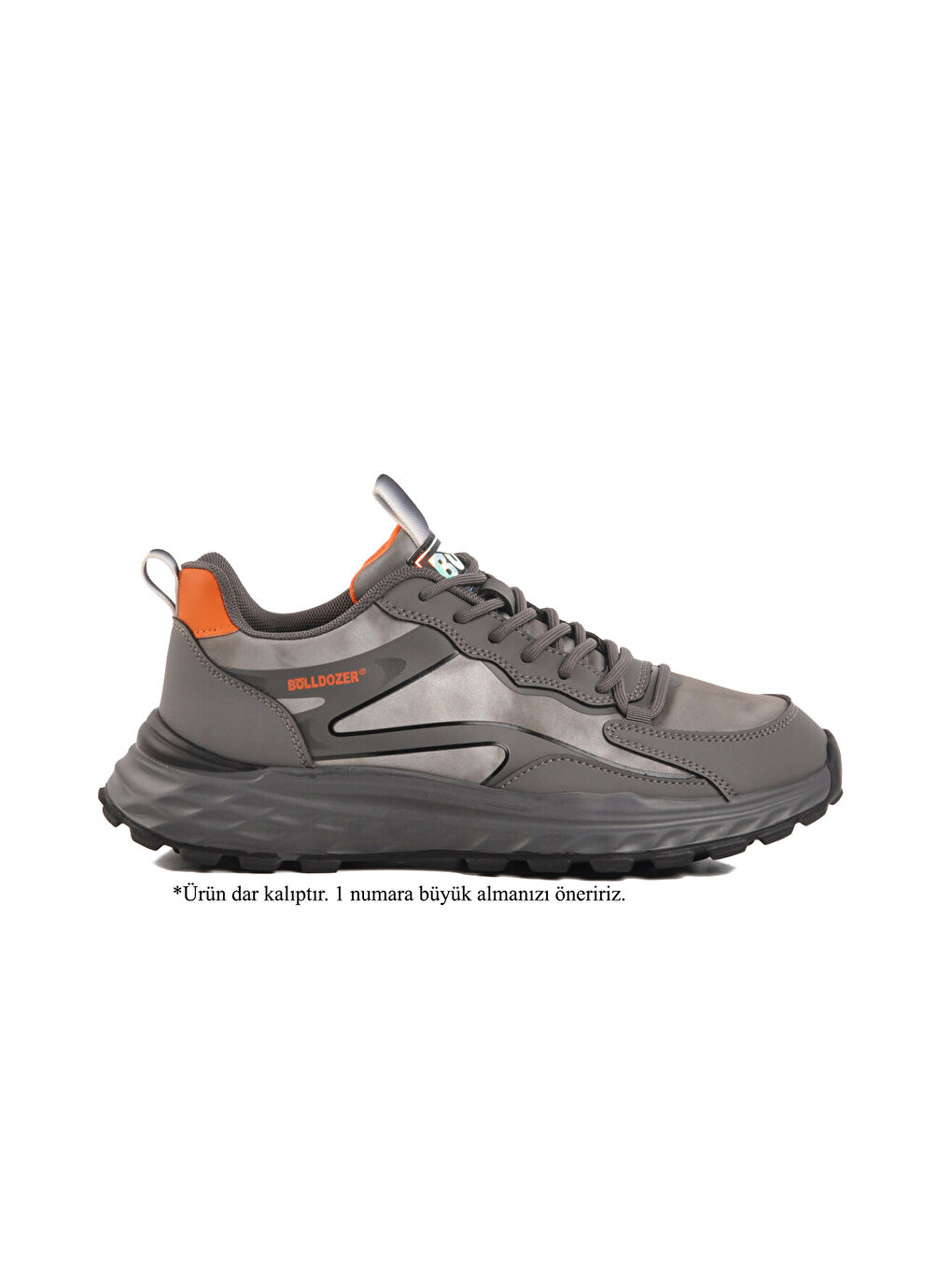 Gri Füme Dar Kalıp Memory Foam Hafif Erkek Spor Ayakkabı 250420 M-4