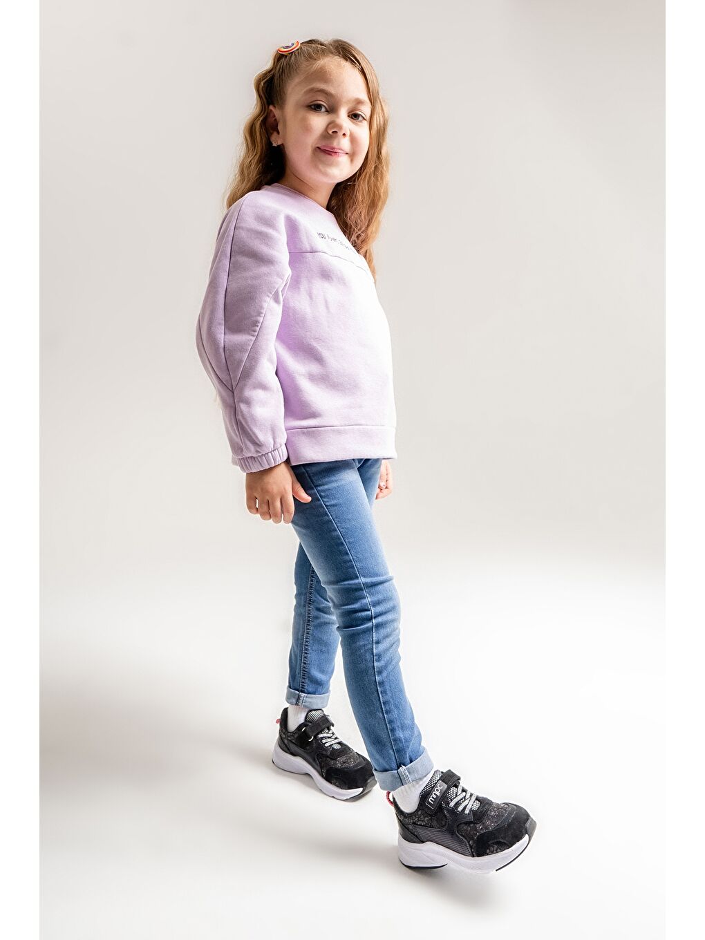 Kız Çocuk Siyah Hakiki Deri Anatomik Günlük Ayakkabı-1