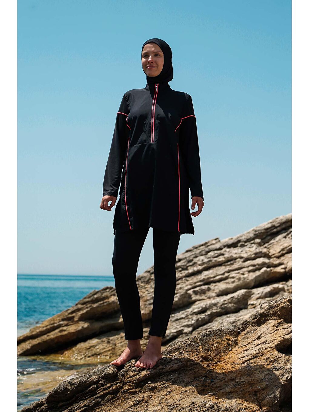 Siyah Tam Kapalı Tesettür M2271-1