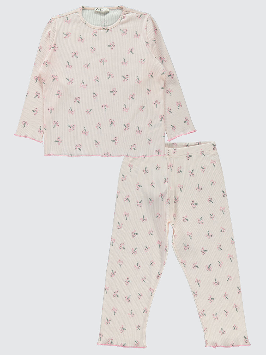 Girls Kız Çocuk Pijama Takımı 6-9 Yaş Pembe