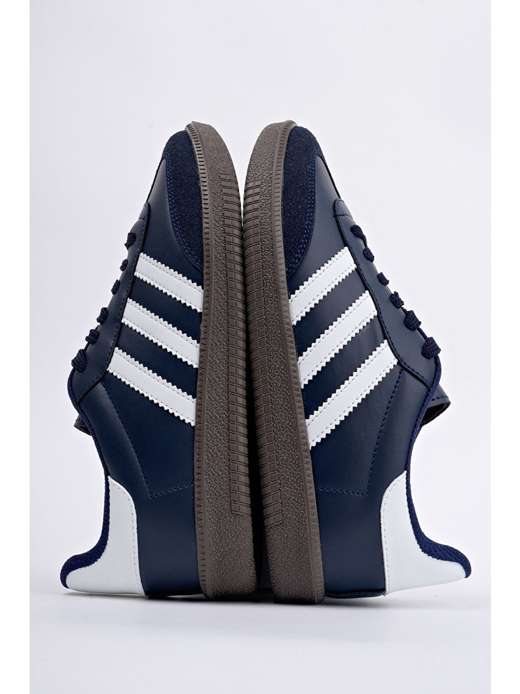 Muggo Lacivert JABBAR Unisex Ortopedik Günlük Bağcıklı Yürüyüş Koşu Sneaker Spor Ayakkabı - 7