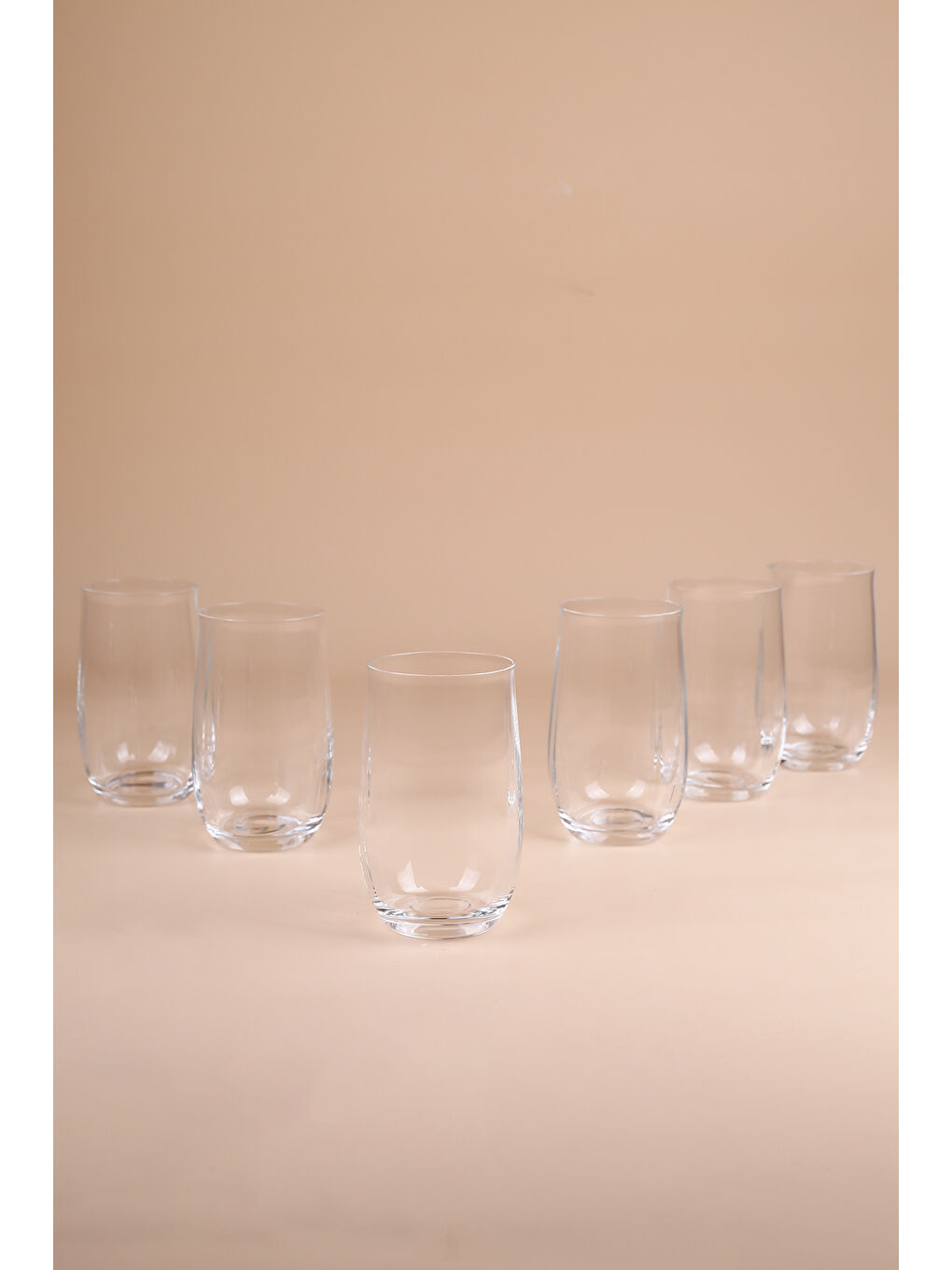 Renksiz Angela Kristal Optik 6'lı Meşrubat Bardağı Seti 380 cc-3