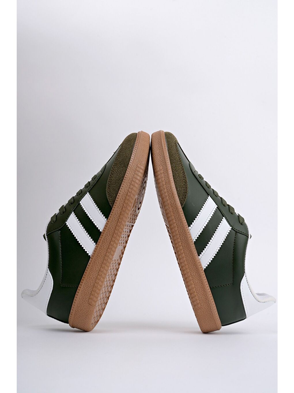 Haki GORDON Unisex Ortopedik Günlük Bağcıklı Yürüyüş Koşu Sneaker Spor Ayakkabı-7