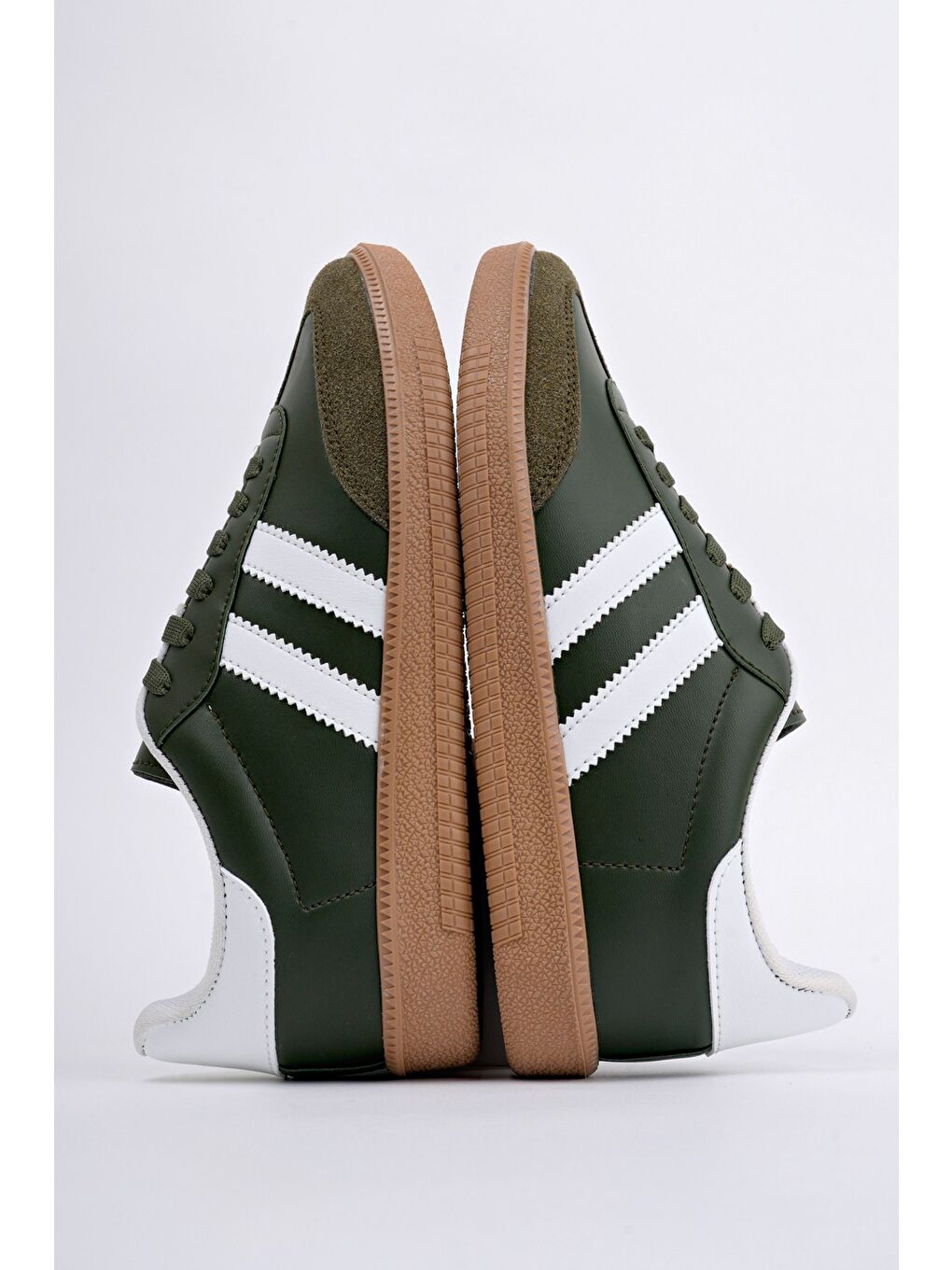 Haki GORDON Unisex Ortopedik Günlük Bağcıklı Yürüyüş Koşu Sneaker Spor Ayakkabı-8