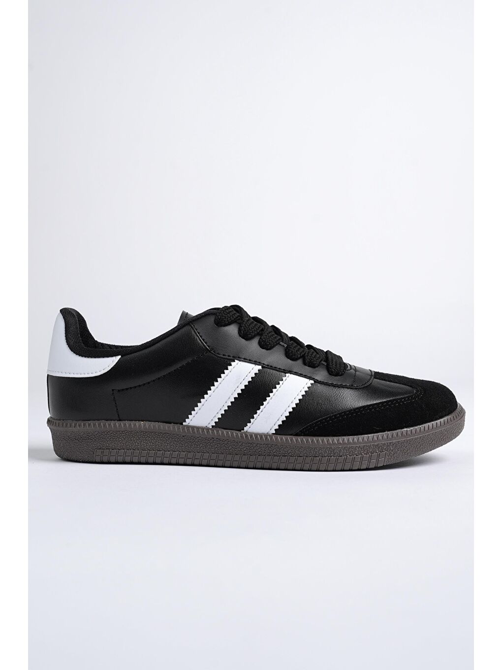 Siyah GORDON Unisex Ortopedik Günlük Bağcıklı Yürüyüş Koşu Sneaker Spor Ayakkabı