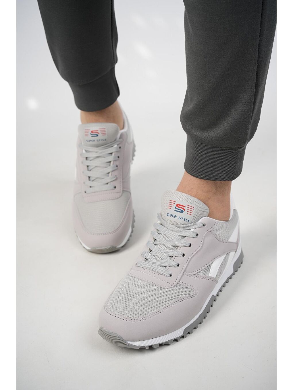 Gri MGMORİS Unisex Günlük Garantili Yürüyüş Koşu Sneaker Spor Ayakkabı