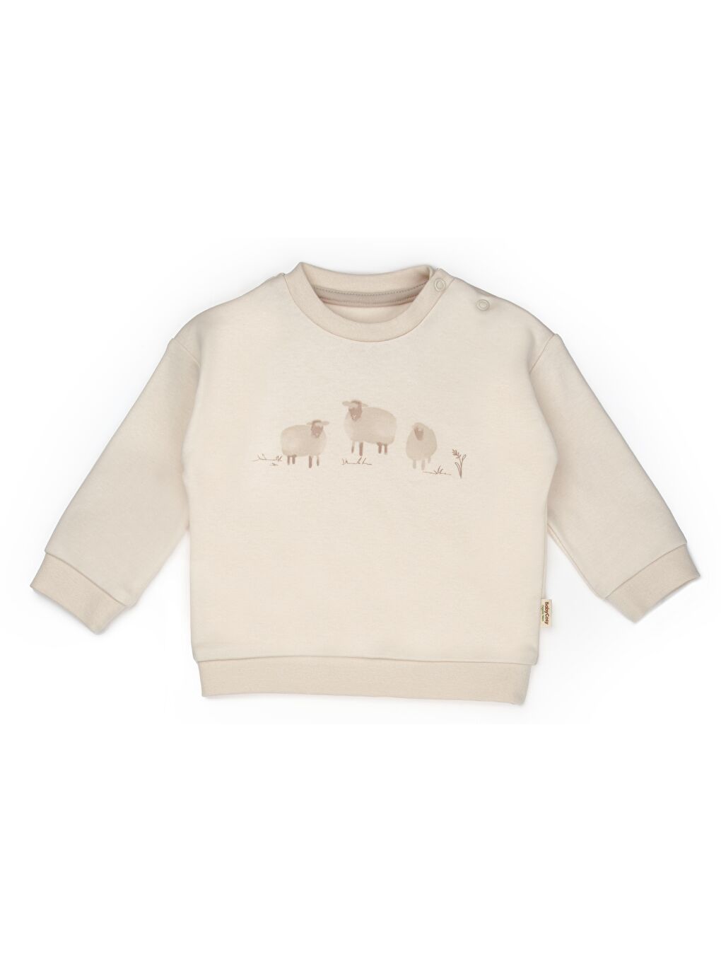 Ekru Bebek Alt Üst Takım %100 Organik Pamuk , Bebek - Yenidoğan- csy8184-2