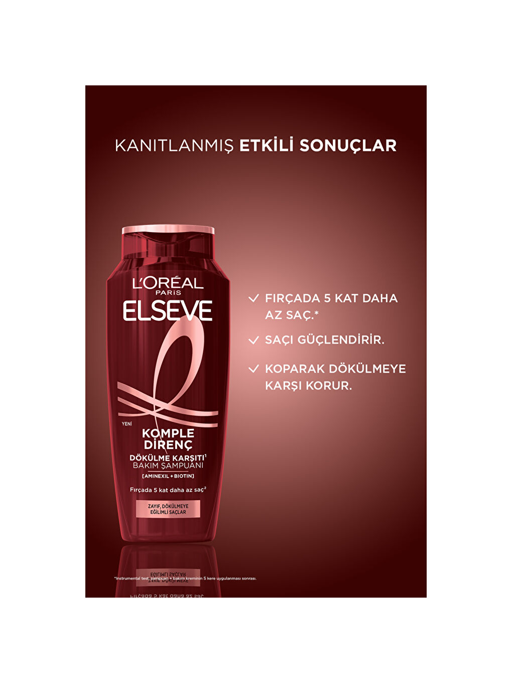 L'Oréal Paris Elseve Komple Direnç Dökülme Karşıtı Şampuan 300 ml-3