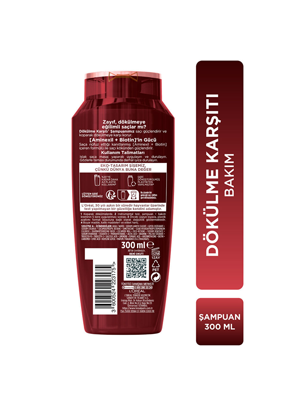 L'Oréal Paris Elseve Komple Direnç Dökülme Karşıtı Şampuan 300 ml-6