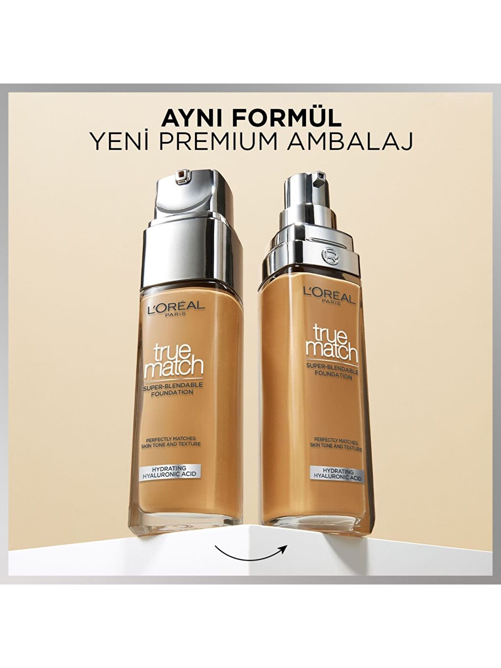 True Match Bakım Yapan Fondöten 3N Creamy Beige (30 ml)-4