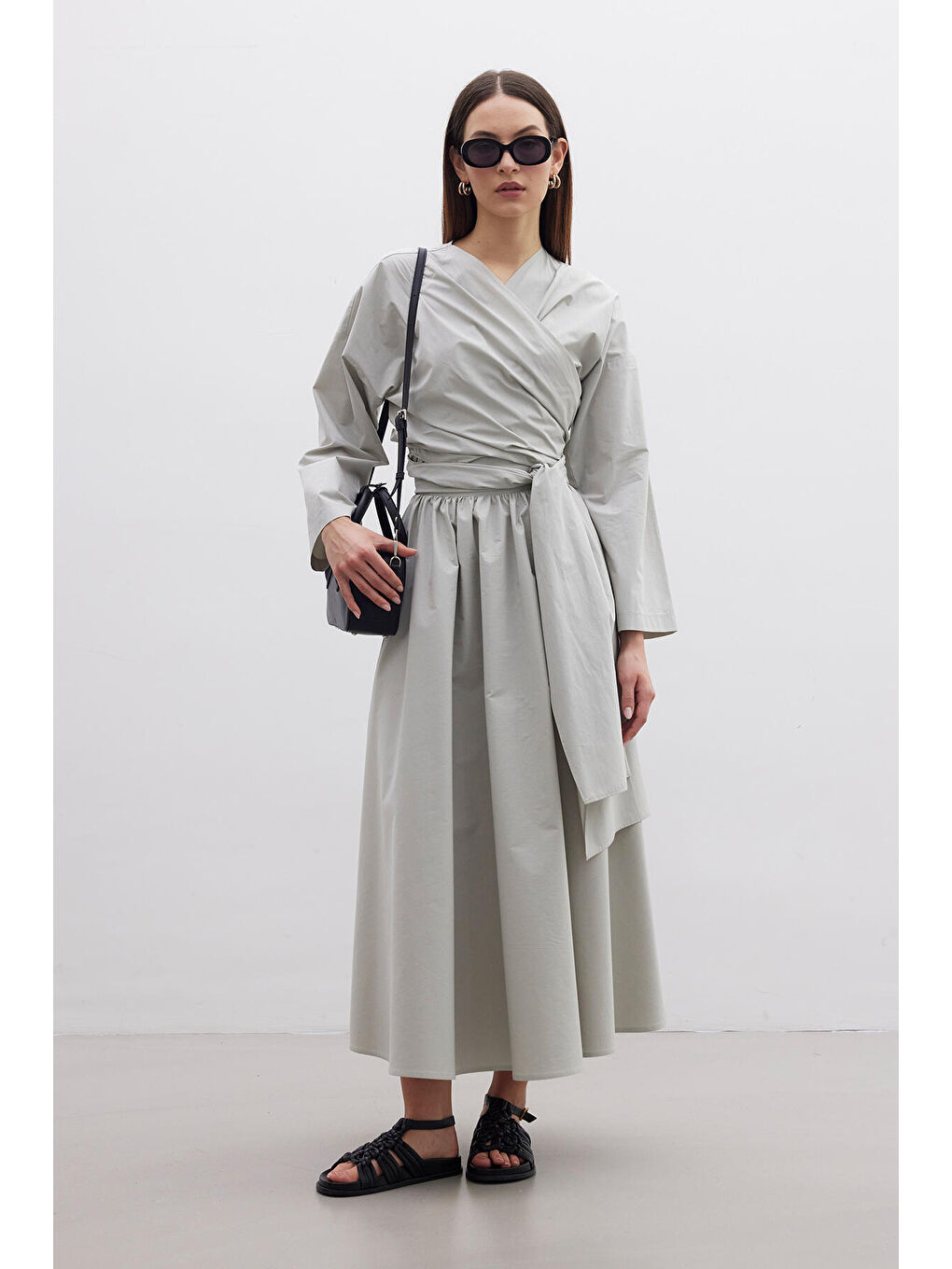 Kimono Tarz Premium Gömlek Yeşil